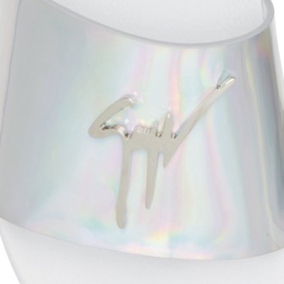 giuseppe zanotti NIB holographic logo pool slides - Picture 6 of 6